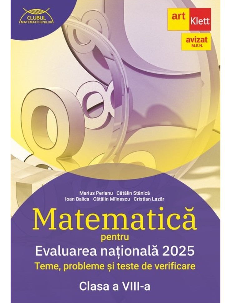 Evaluarea națională 2025. MATEMATICĂ. Clasa a VIII-a