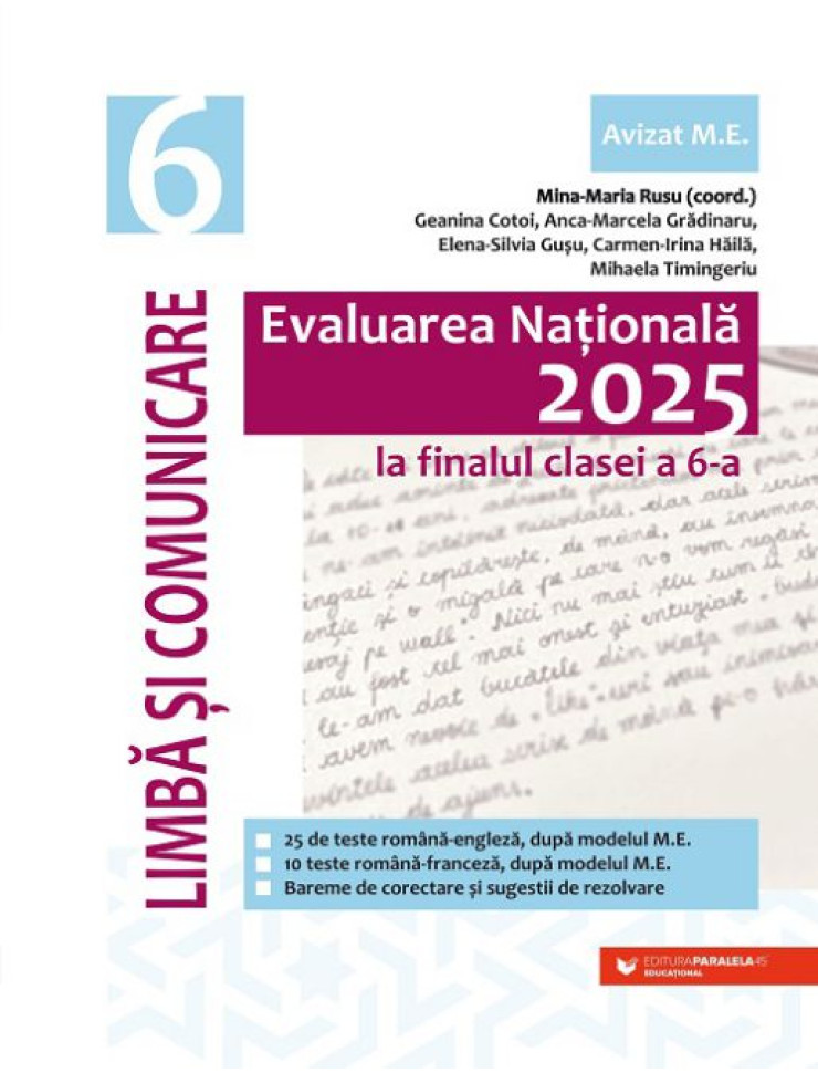 Evaluarea Națională 2025. Clasa a VI-a. Limba și comunicare