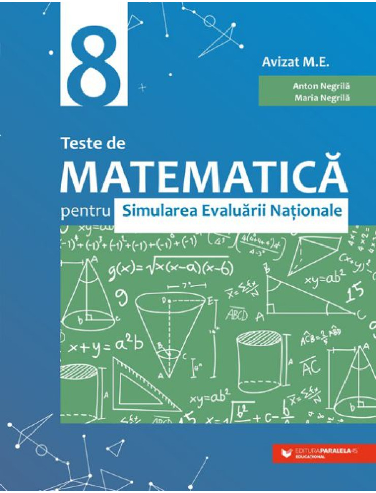 Teste de Matematica - Simulare Evaluare Naţionala - Clasa a VIII-a (60 de teste)