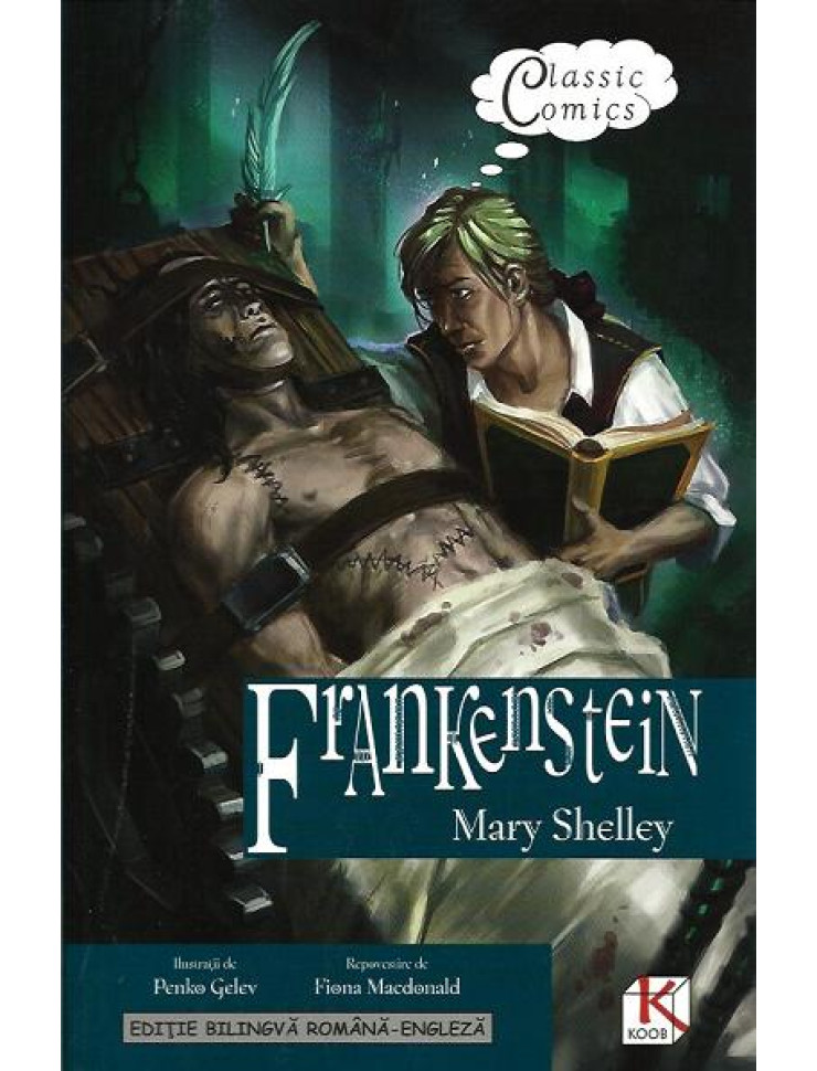 Frankenstein - Mary Shelley (Benzi desenate bilingve ROMANA-ENGLEZA)